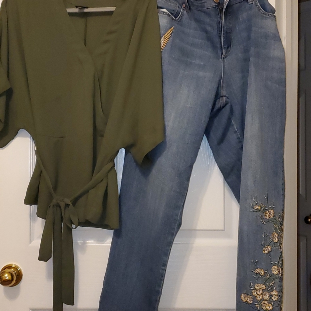 Top and jeans
